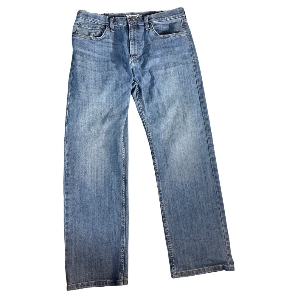 Classic Style Wrangler Jeans - MGW25SB (Light Wash, Straight Leg) 34 x 30